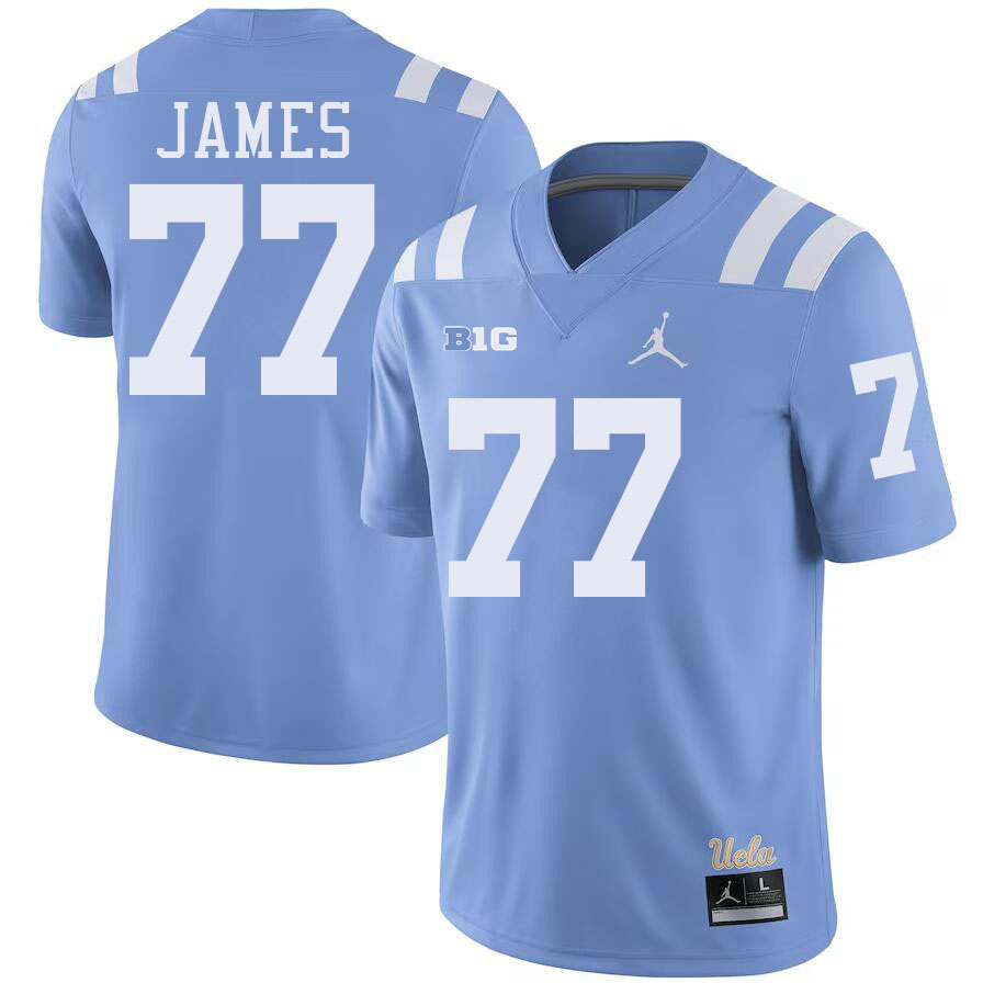 Andre James UCLA Jersey,UCLA Bruins #77 Andre James Jersey Youth College Football Uniforms-Throwback